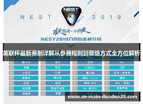英联杯最新赛制详解从参赛规则到晋级方式全方位解析