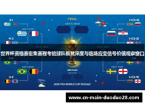 世界杯资格赛密集赛程考验球队板凳深度与临场应变信号价值观察窗口