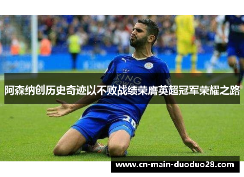 阿森纳创历史奇迹以不败战绩荣膺英超冠军荣耀之路