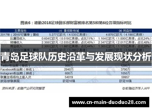 青岛足球队历史沿革与发展现状分析